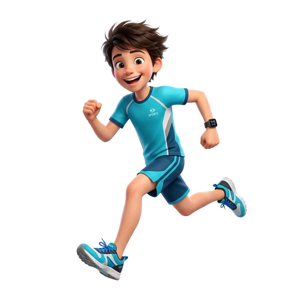 3D GPS Runner Mascot